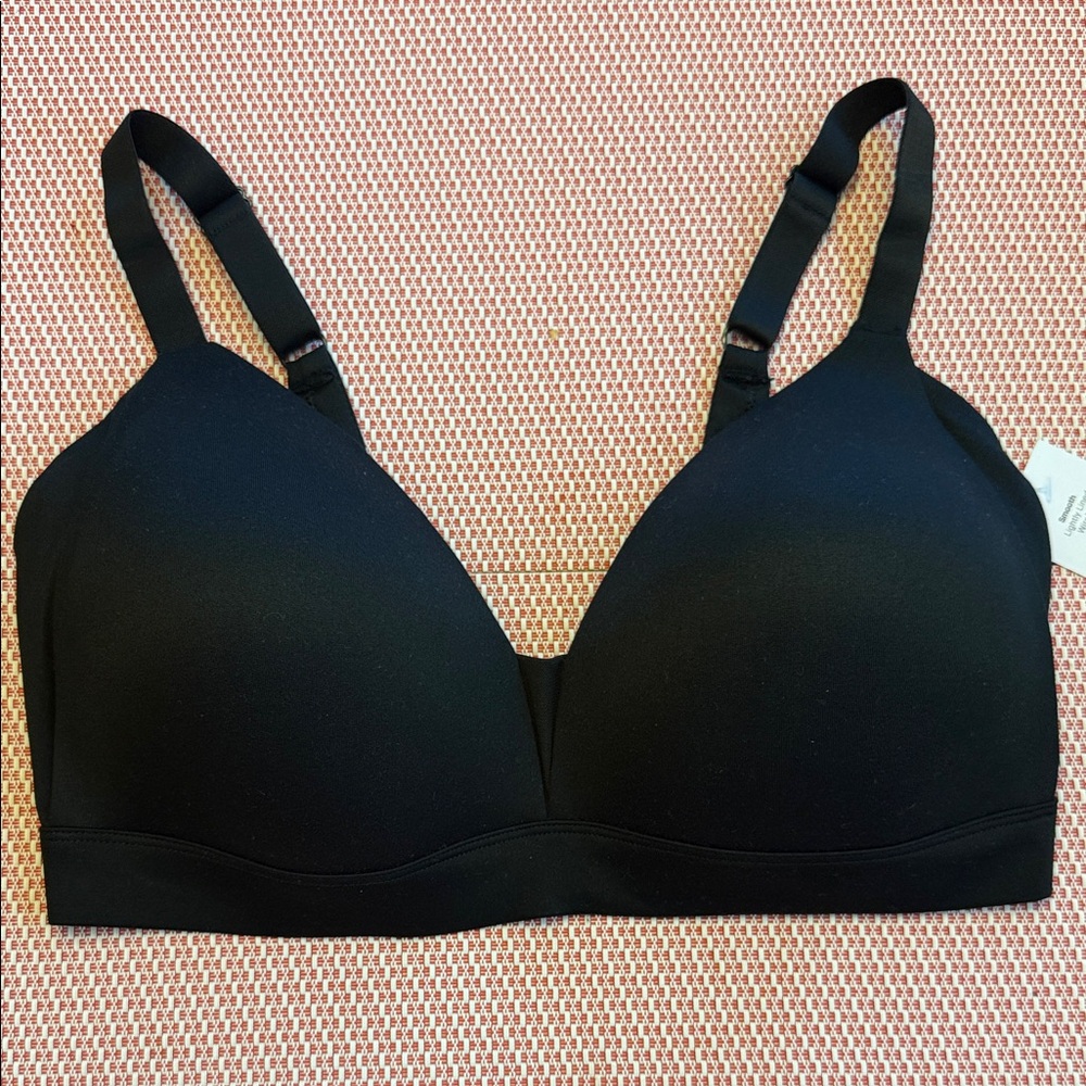 NWT Auden Smooth Lightly Lined Wirefree Comfortable Fabric Bra